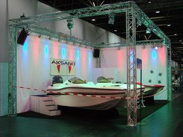 Aksano Messestand auf der Boot in Düsseldorf